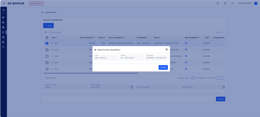Janela - Segmentação Geográfica